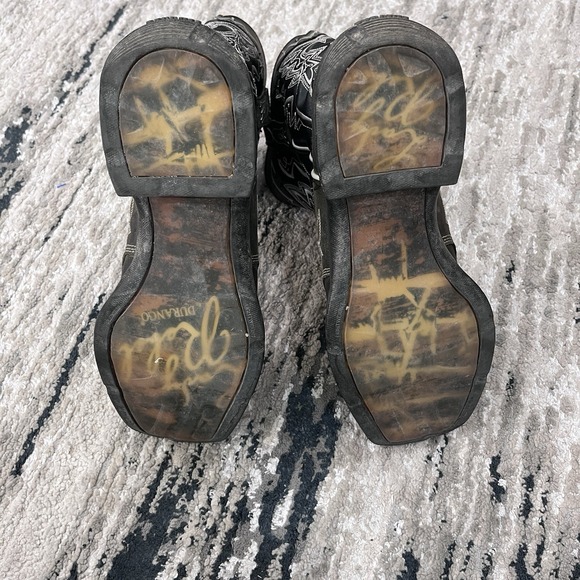 Durango Cowboy Boots Men's Size 8.5 Nice Style Good Cond Western Wear - Picture 3 of 6